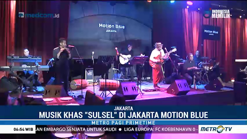 Musik Khas Sulsel Mengalun di Motion Blue Jakarta