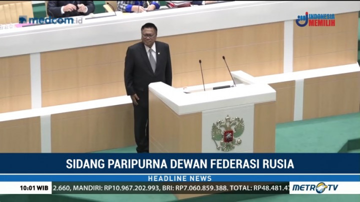 Indonesia Negara Pertama yang Berpidato di Depan Parlemen Rusia