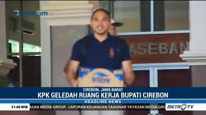 KPK Sita Dokumen dari Ruang Kerja Bupati Cirebon