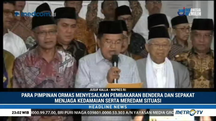 Pernyataan Sikap Pimpinan Ormas Islam Terkait Pembakaran Bendera