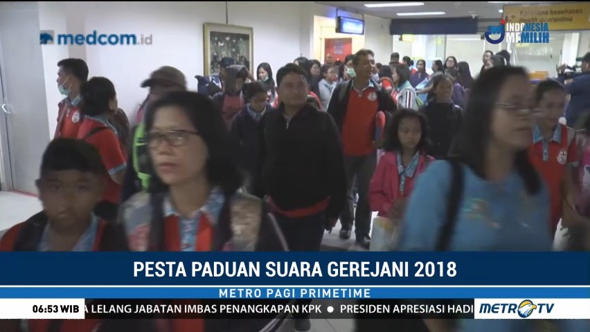 Ribuan Peserta Pesparawi Tiba di Kota Ambon