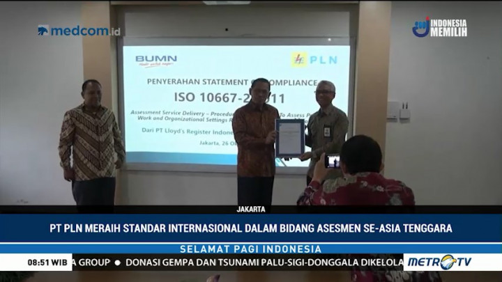 PLN Raih Standar Internasional Bidang Asesmen se-Asia Tenggara