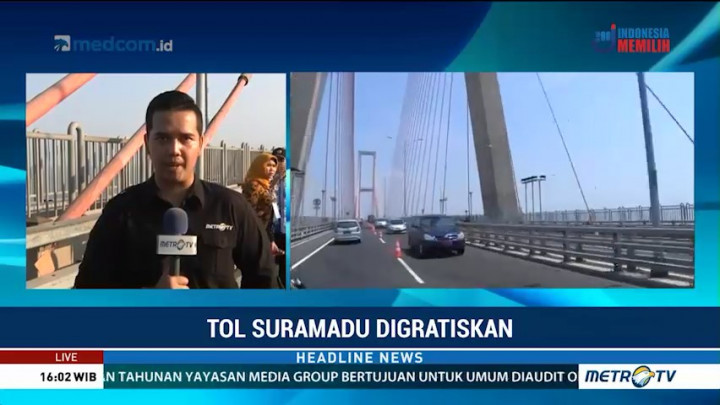 Tol Suramadu Digratiskan, Jasa Marga Sosialisasikan Melalui Sosmed dan Spanduk