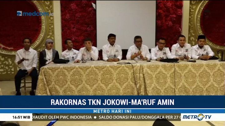 TKN Jokowi-Ma'ruf Gelar Rakernas di Surabaya