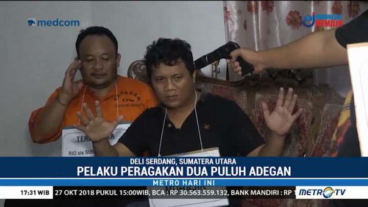 Polisi Gelar Rekonstruksi Pembunuhan Satu Keluarga di Deli Serdang