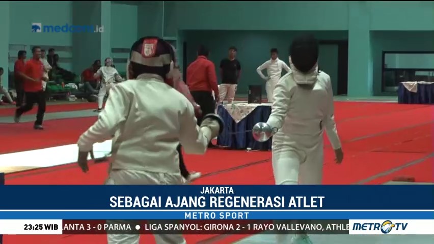 Atlet Anggar Antusias Ikuti Kejuaraan Provinsi Meski Sepi Penonton