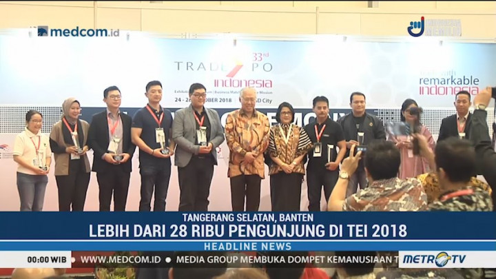 Trade Expo Indonesia 2018 Resmi Ditutup