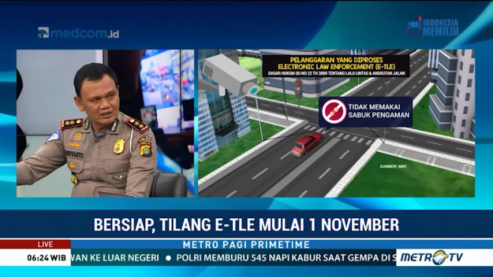Sistem Tilang E-TLE Diterapkan 1 November