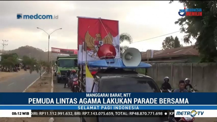 Peringati Sumpah Pemuda, Pemuda Lintas Agama di NTT Gelar Parade Kebhinekaan