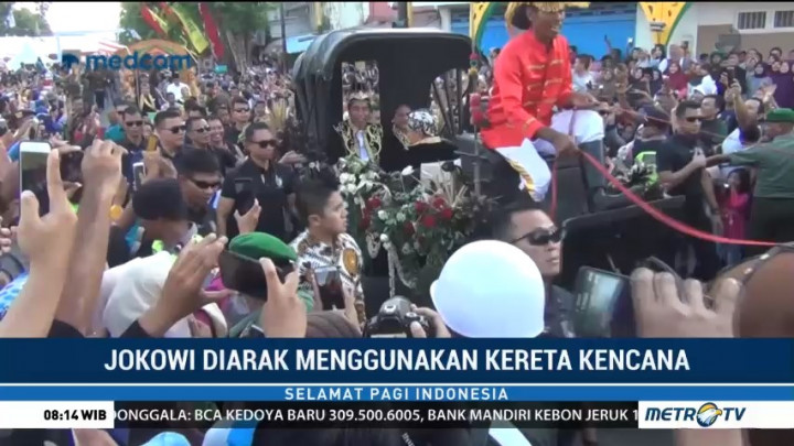 Presiden Jokowi Hadiri Festival Keraton Nusantara 2018