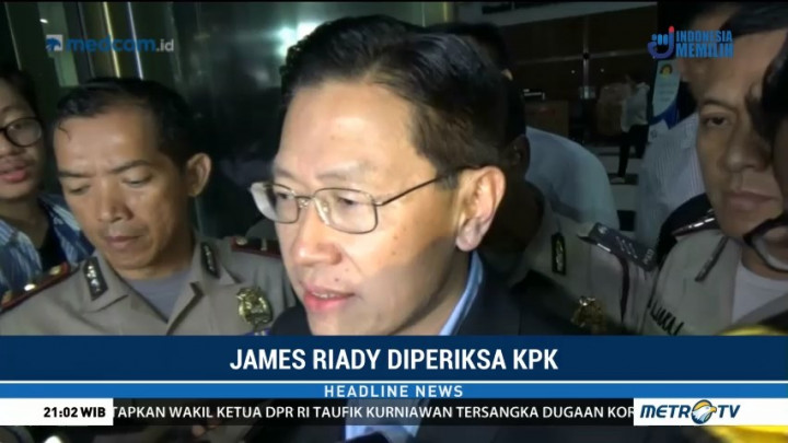James Riady Dicecar 59 Pertanyaan oleh Penyidik KPK