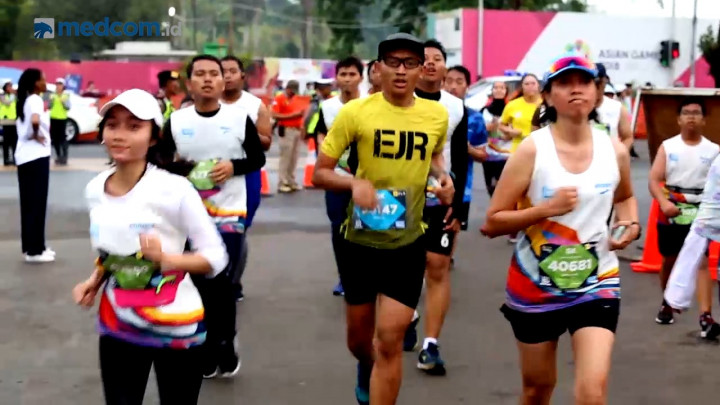 Menebar Energi Optimisme di Electric Jakarta Marathon 2018