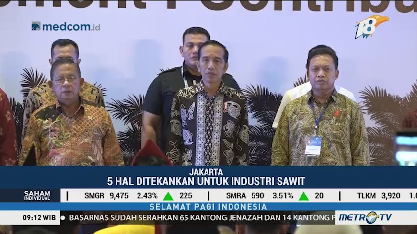 Jokowi Tekankan 5 Hal Ini ke Pelaku Usaha Kelapa Sawit