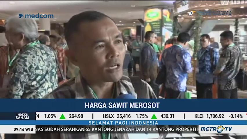 Harga Sawit Merosot