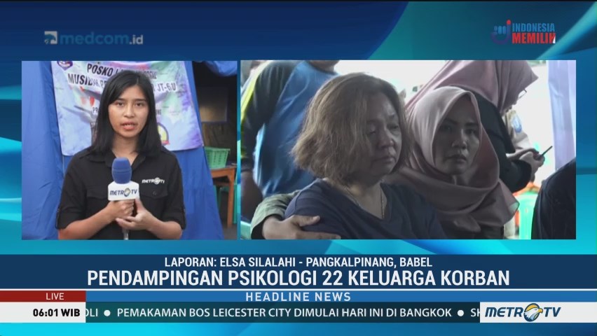 Psikolog Tetap Siaga di Bandara Depati Amir untuk Dampingi Keluarga Korban Lion Air