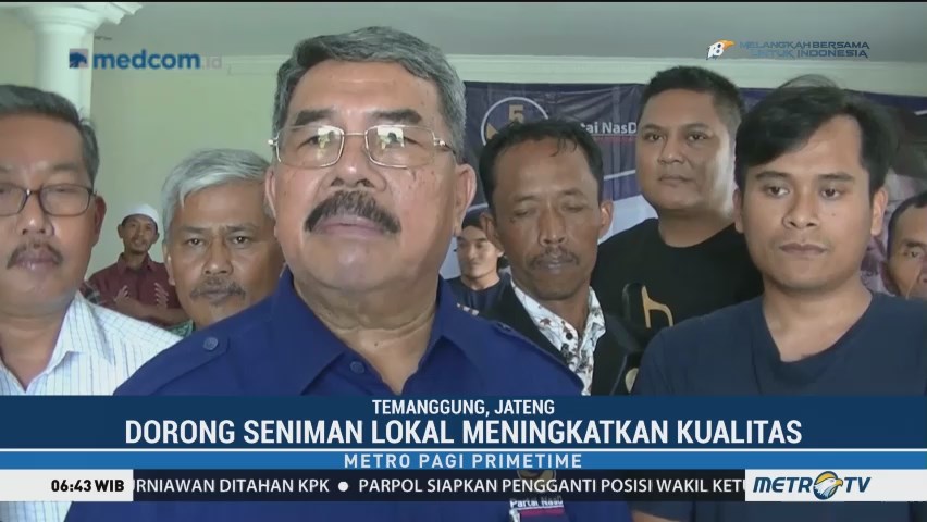 Elman Saragih Ingin Perjuangkan Kesejahteraan Seniman Temanggung
