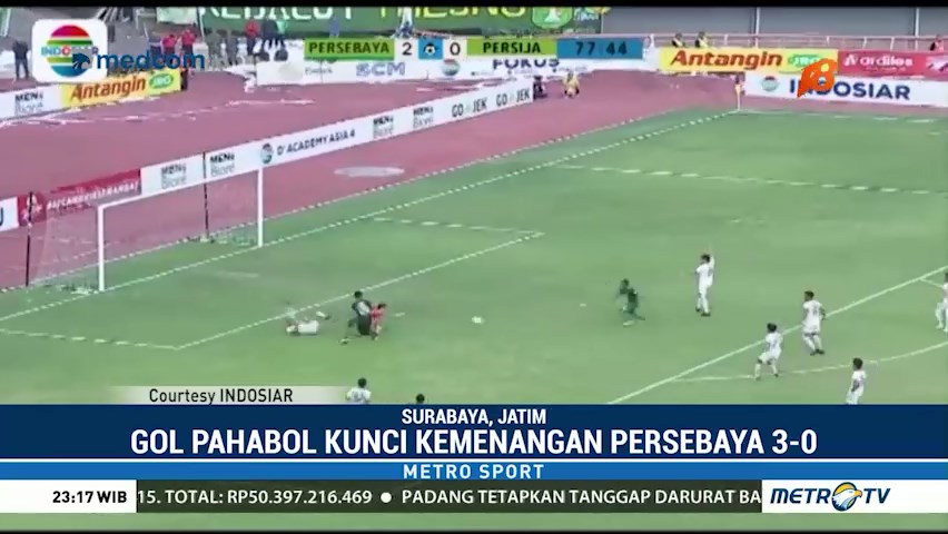 Persebaya Surabaya Bekuk Persija Jakarta 3-0