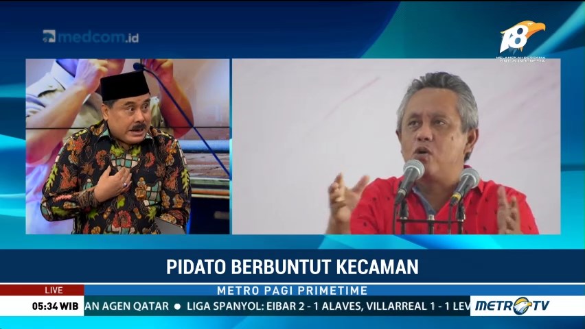 Pidato Berbuntut Kecaman (1)