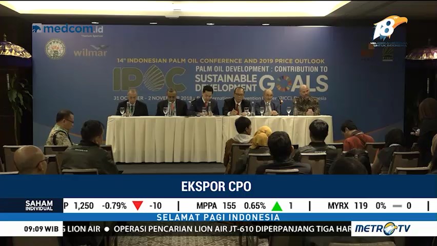 Ekspor CPO & Lauric Diprediksi Naik 8,8%