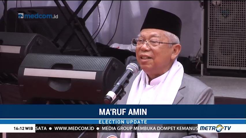 Ma'ruf Amin Minta Relawan Berkomunikasi Santun