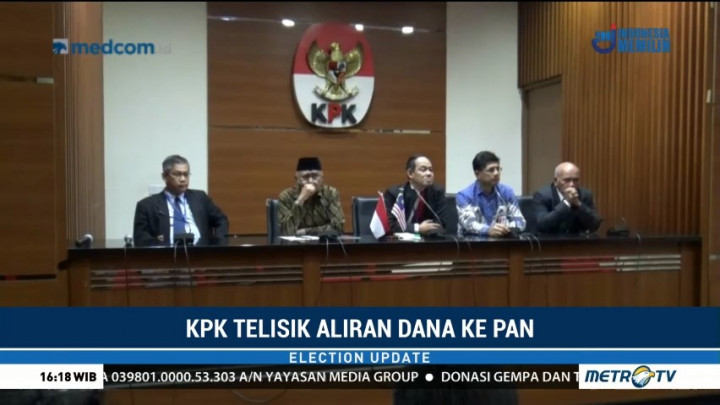 KPK Telisik Aliran Dana Suap ke PAN