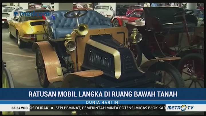 Unik, Ratusan Mobil Langka di Ruang Bawah Tanah
