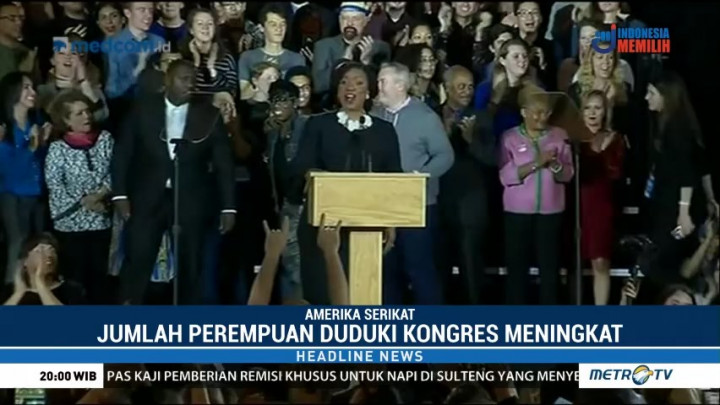 Jumlah Perempuan yang Duduki Kongres AS Meningkat