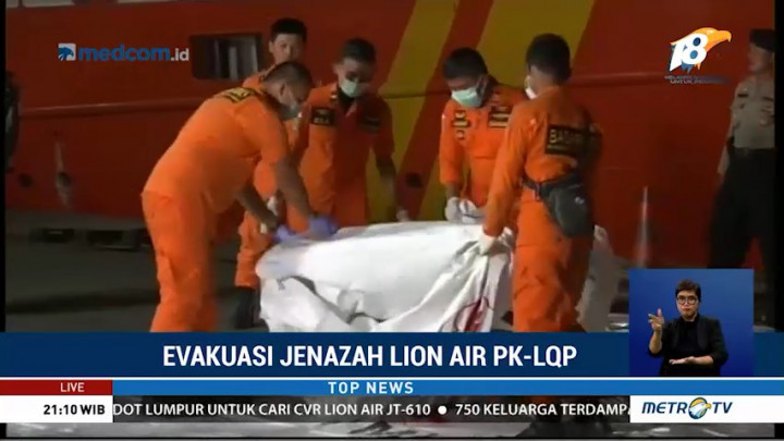 Satu Kantong Jenazah Dibawa ke RS Polri