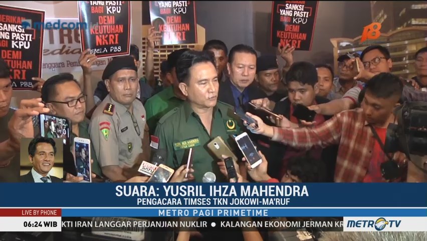 Alasan Yusril 'Bela' Jokowi-Ma'ruf (1)