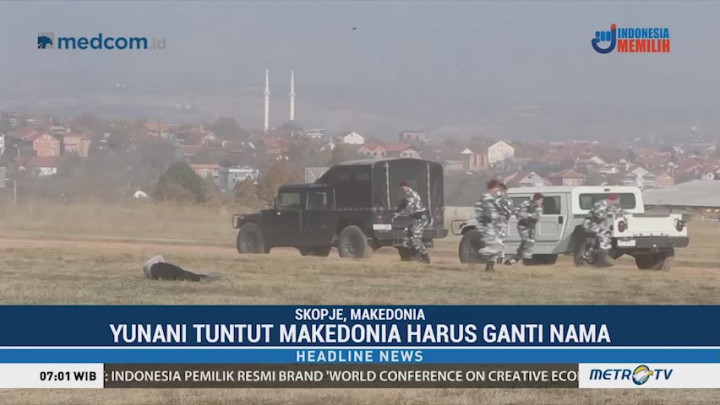 Tentara Makedonia Unjuk Kemampuan Militer