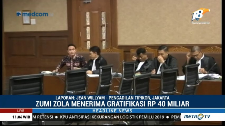 Zumi Zola Hadapi Tuntutan Jaksa Hari Ini