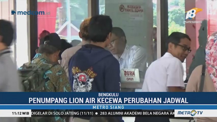 Penumpang Lion Air Kecewa Jadwal Penerbangan Berubah