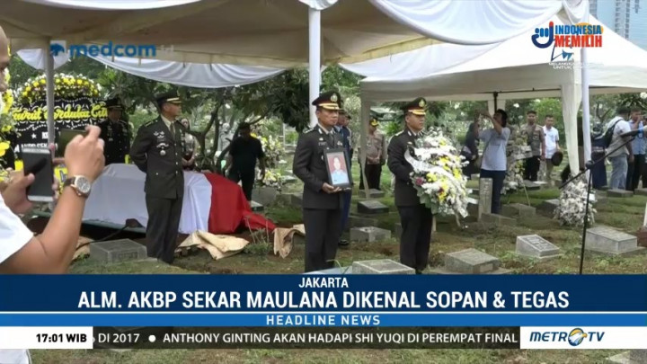 Jenazah AKBP Sekar Maulana Korban Lion Air Dimakamkan di TPU Karet Bivak