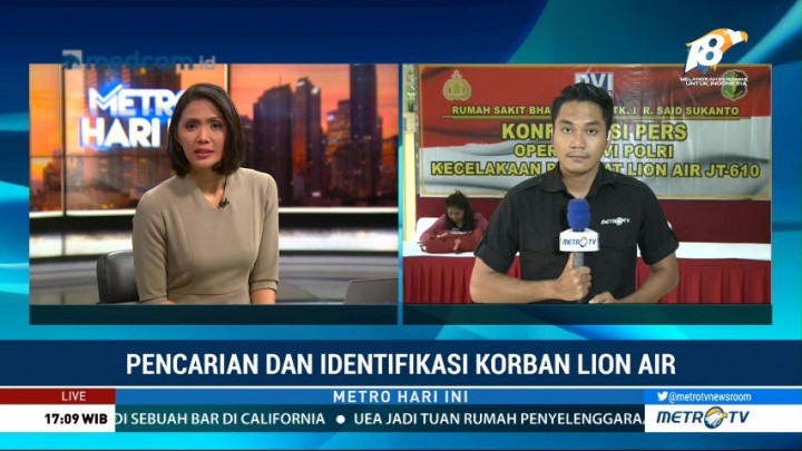 Total 186 Kantong Jenazah Lion Air Sudah Diterima RS Polri