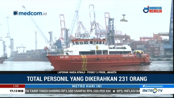 231 Personil Dikerahkan Mencari Korban dan CVR Lion Air PK-LQP