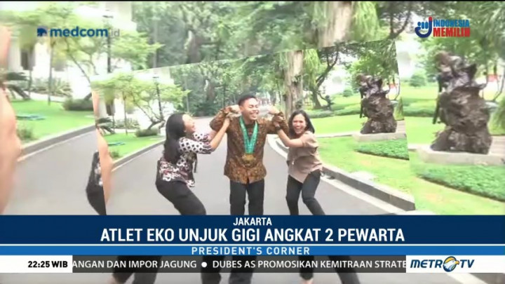 Saat Eko Yuli Unjuk Gigi di Istana