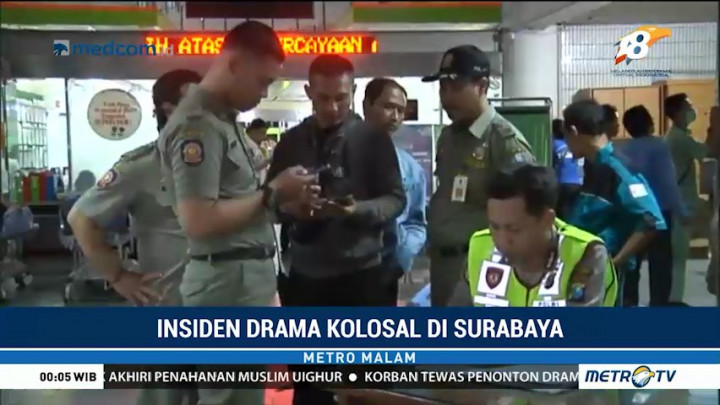 Keluarga Datangi RS Korban Insiden Drama Kolosal Surabaya Dirawat