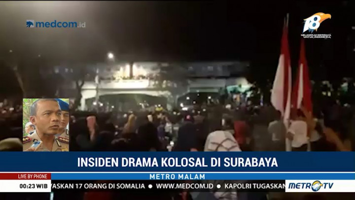 Penonton Jatuh dari Viaduk, Ini Penjelasan Kapolrestabes Surabaya