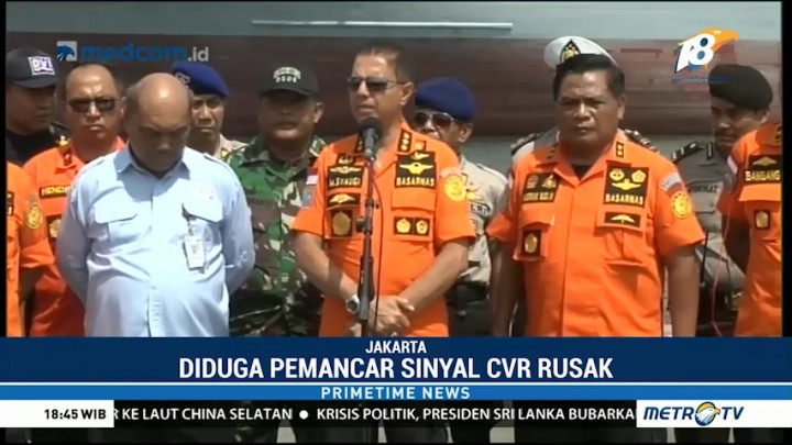 Belum Ditemukan, Diduga Pemancar Sinyal CVR Rusak