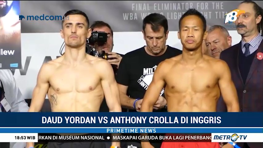 Daud Yordan Incar Menang KO atas Crolla