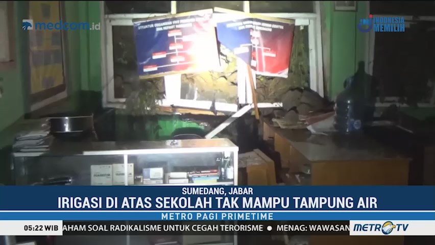 Satu Sekolah di Sumedang Tertimpa Longsor