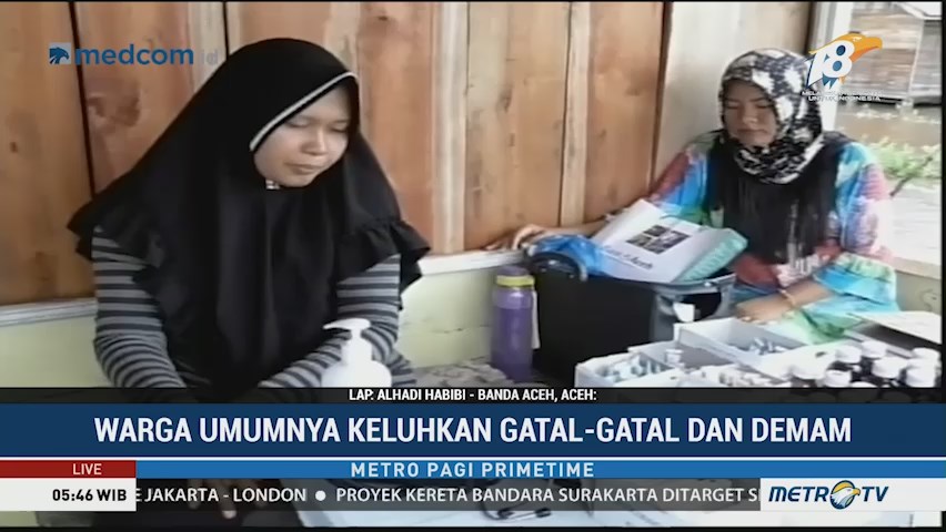 Korban Banjir di Aceh Singkil Mulai Terserang Penyakit