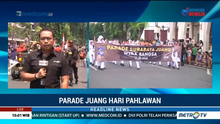 Pemkot Surabaya Gelar Parade Juang