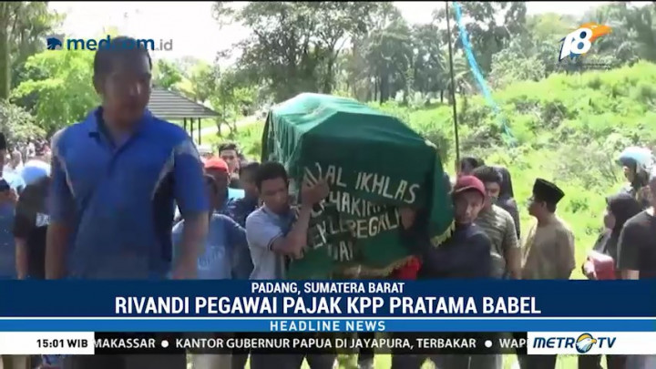 Jenazah Rivandi Pegawai Pajak Korban Lion Air Dimakamkan di Padang
