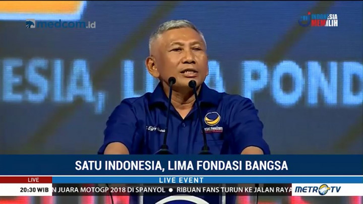 HUT ke-7 NasDem: Satu untuk Indonesia, Lima Fondasi Bangsa (3)