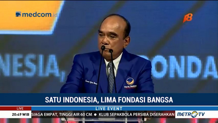 HUT ke-7 NasDem: Satu untuk Indonesia, Lima Fondasi Bangsa (4)