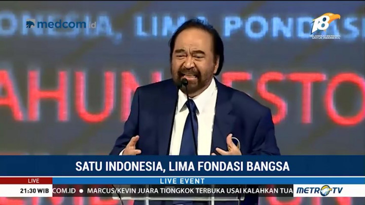 HUT ke-7 NasDem: Satu untuk Indonesia, Lima Fondasi Bangsa (6)