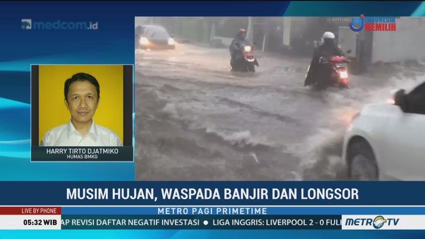 Musim Hujan, Waspada Banjir dan Longsor
