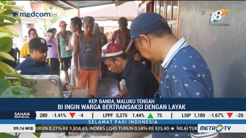 Tim Kas Keliling BI Layani Penukaran Uang Lusuh di Pulau Ay