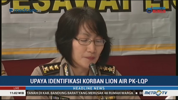 DVI Polri Lanjutkan Identifikasi Korban Lion Air